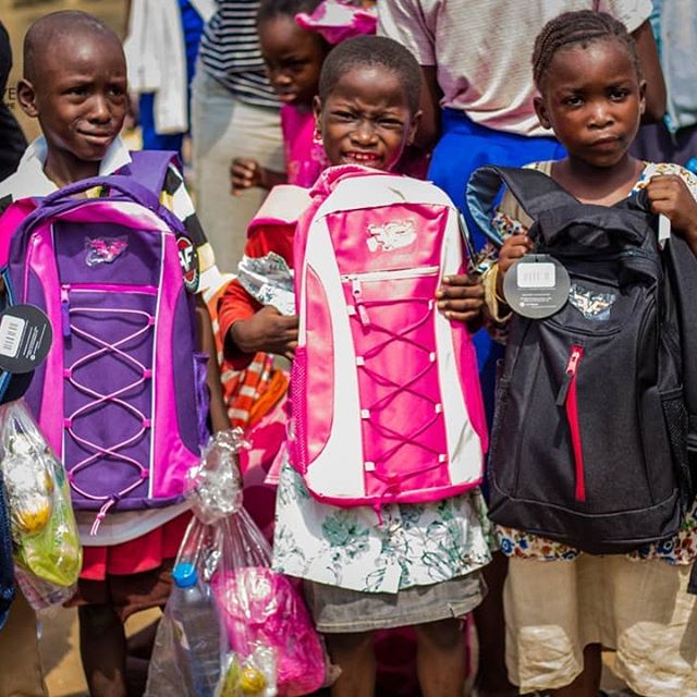 Lagos Food Bank Ngo gives to less privileged kids on Nigeria's Independence day Less Privileged kids in Nigeria