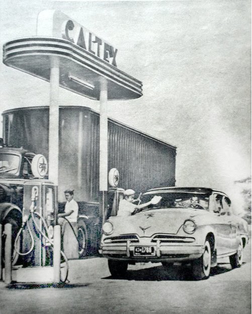 Gasoline Stations in the 1950's Classic Manila