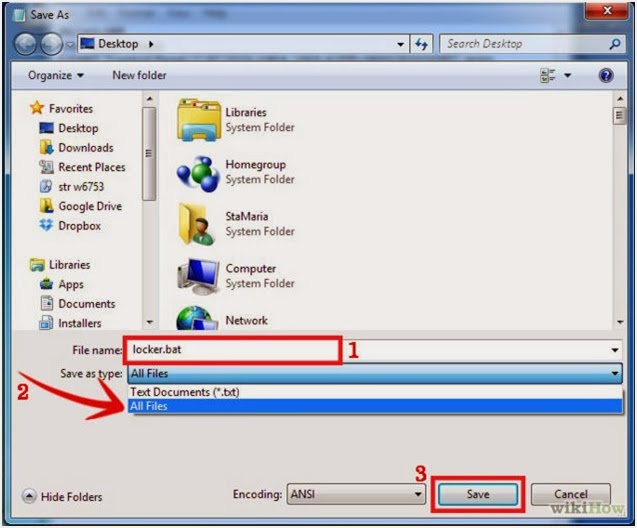 How to lock a folder without Software? Monolive
