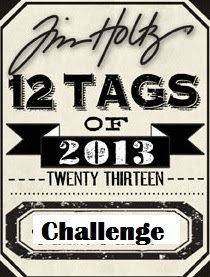 I'm Participating in Tim Holtz' - 12 Tags of 2013
