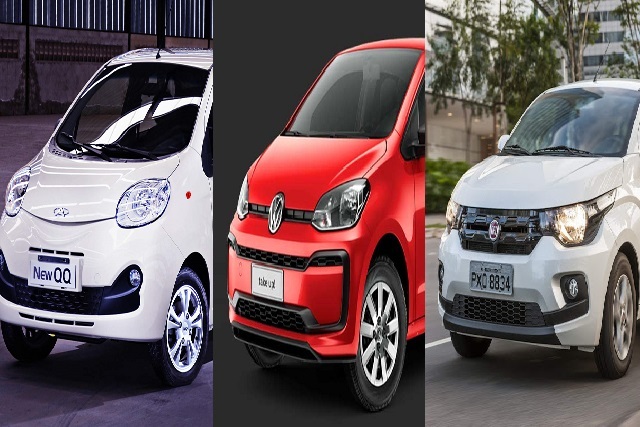 COMPARATIVO - CHERY QQ x FIAT MOBI x VOLKSWAGEN UP!