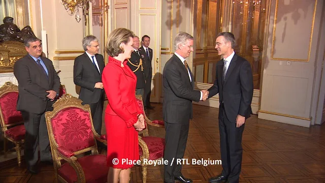 King Philippe of Belgium and Queen Mathilde of Belgium hosted the second New Year’s reception