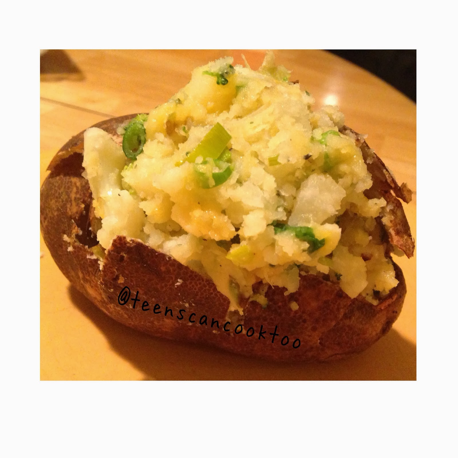 Teens Can Cook, Too! Healthier Baked Potatoes