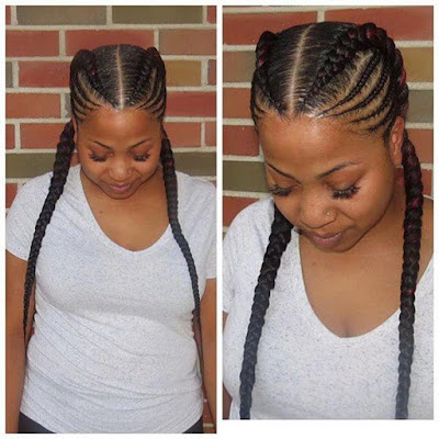 24+ ways To Do Feed In Ponytail with Side Braids Hairstyles Similar to cornrows feed in braids are the new and hip style of 24+ ways To Do Feed In Ponytail with Side Braids Hairstyles