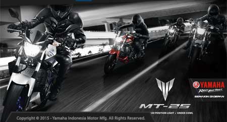 spesifikasi Yamaha MT-25