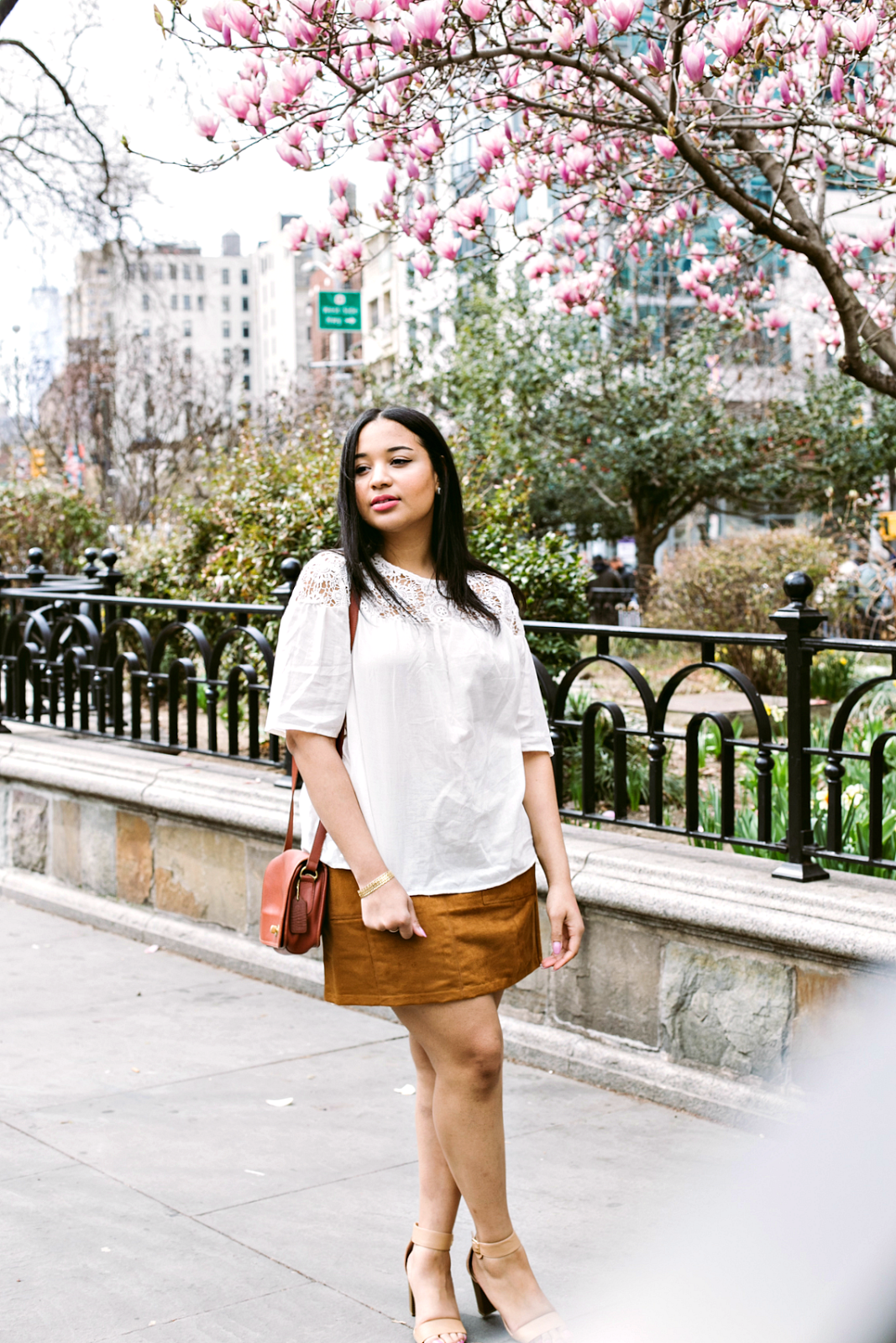 How To Style A Suede Mini Skirt