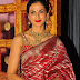 Model Shilpa Reddy Stills In Red Saree