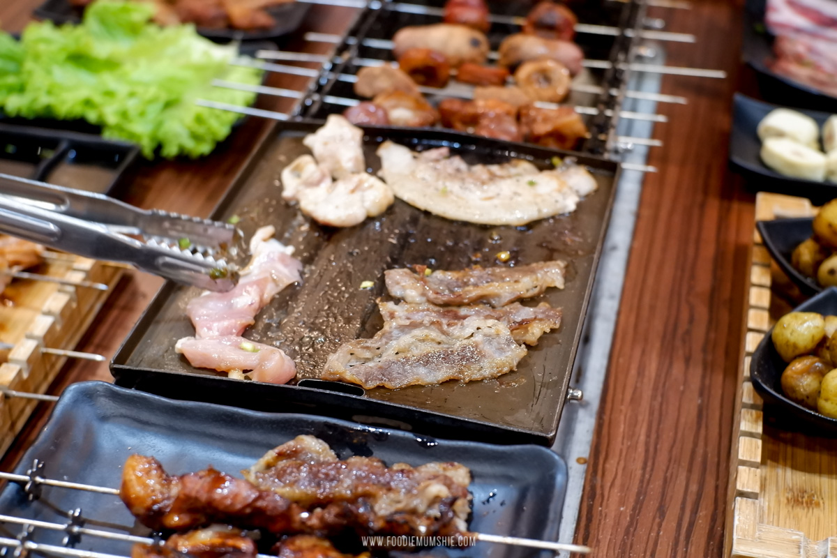 Unlimited Samgyupsal, Skewers, Side Dishes, Chicken Wings, Ramen and a