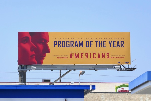 The Americans season 6 Program of the year Emmy nominee billboard Americans Program of year Emmy nominee billboard