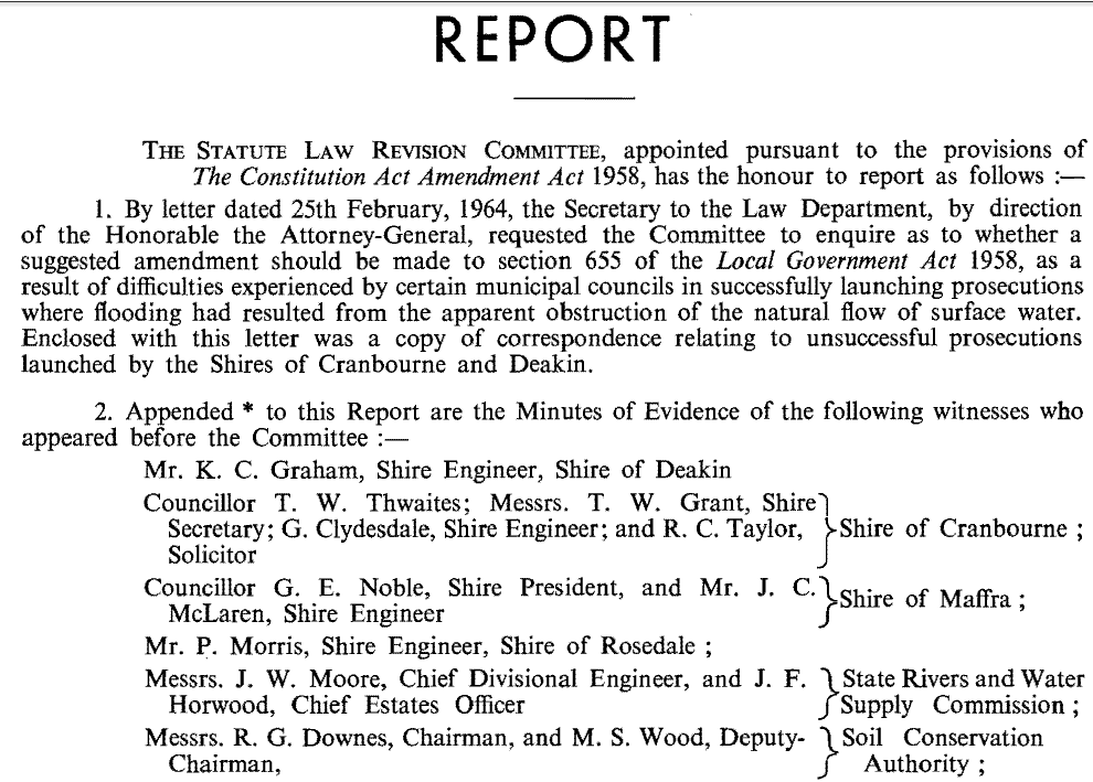 MIKIPEDIA LAW BLOG REPORT FROM THE STATUTE LAW REFORM COMMITTEE UPON