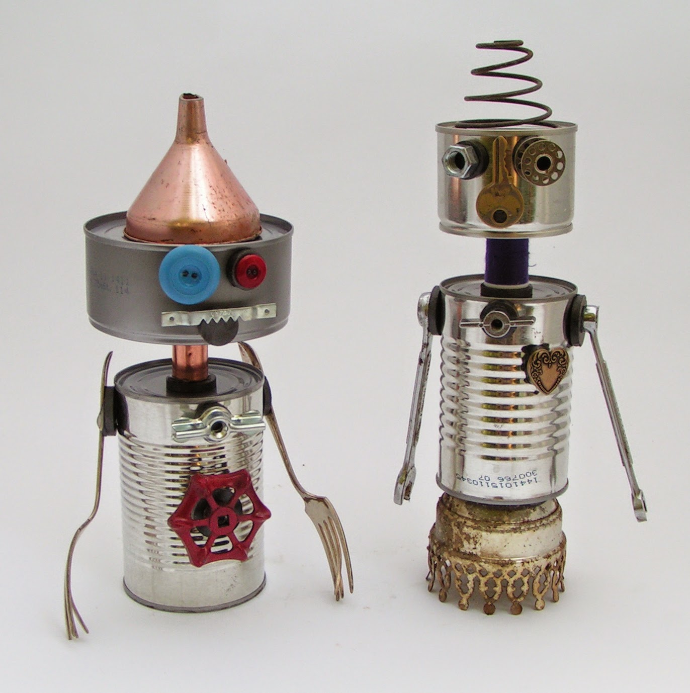 recycle craft for kids ; Robotic tin can ~ arts and crafts ...