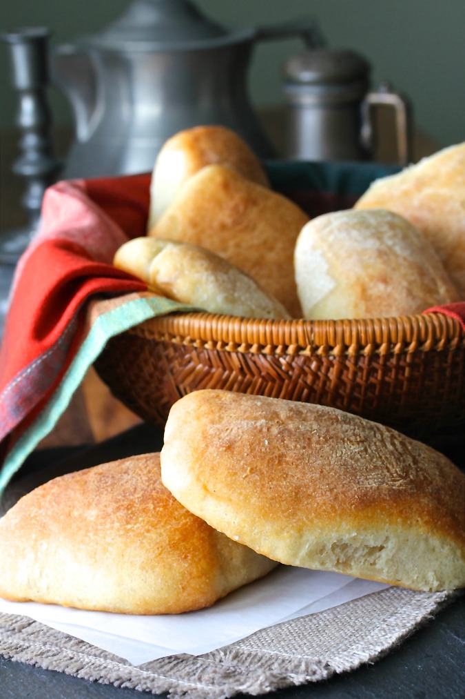 These Chewy Italian Dinner Rolls are like mini ciabattas... airy, crunchy, and perfect for soaking up sauces.