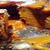 CREAM CHEESE POUND CAKE w/ Caramel sauce