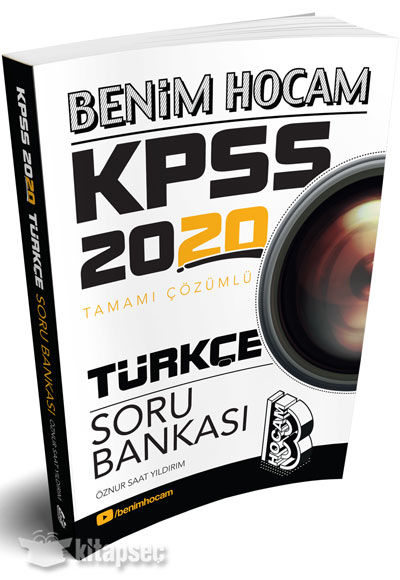 2020 KPSS Türkçe Soru Bankası Benim Hocam PDF indir