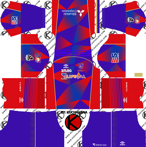 F C Tokyo Fc東京 Kits 2018 Dream League Soccer Kits Kuchalana