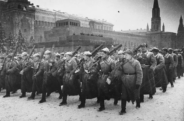  Russian Soldier in World War II vintage everyday