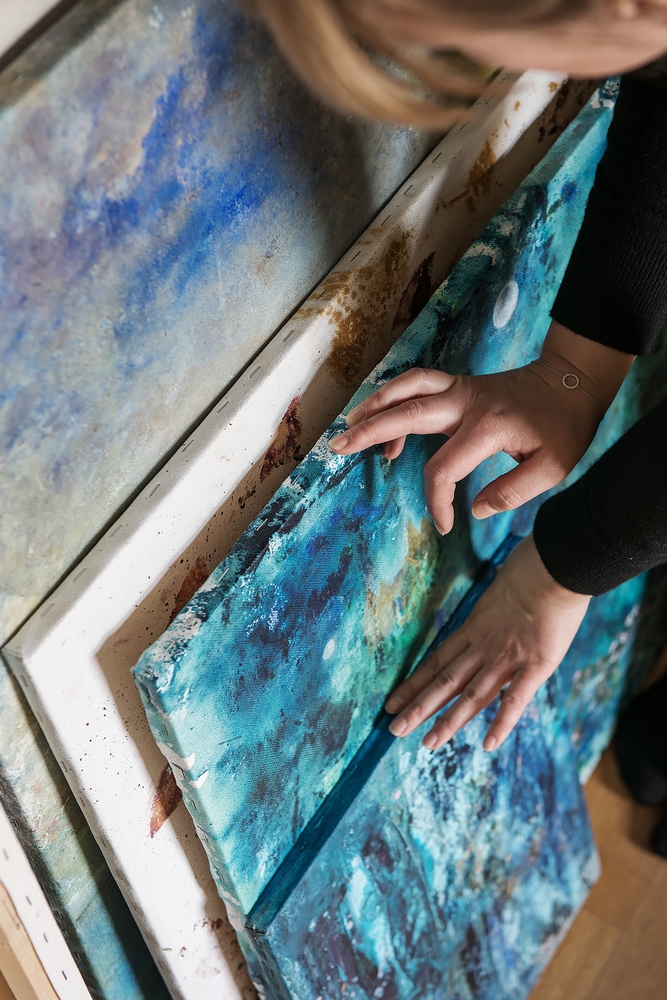 LES TABLEAUX BLEUS