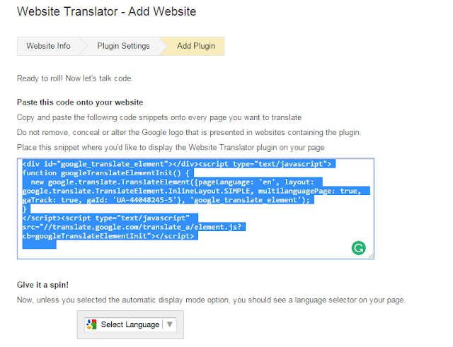 Install Website Translator on Your Blog and Website Install Website Translator on Your Blog and Website