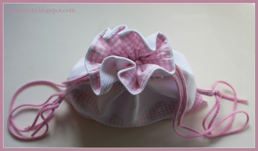 Vista cerrada arrugada