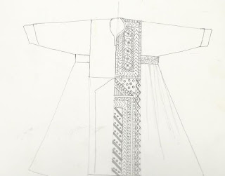 Saakh by Sabah | Dresses Design Sketches 2012 | Outfits Illustrations