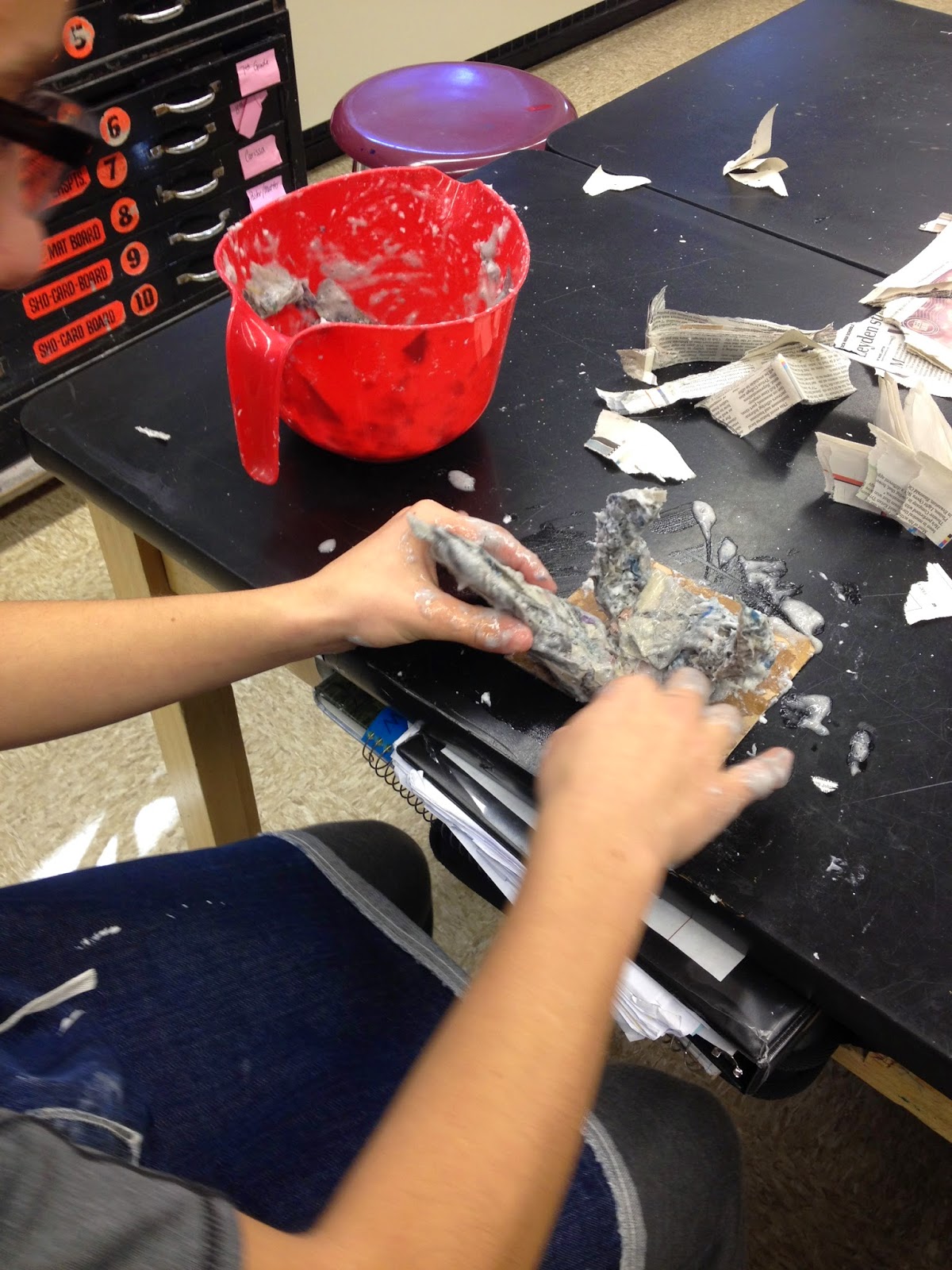 Paper Pulp Sculptures