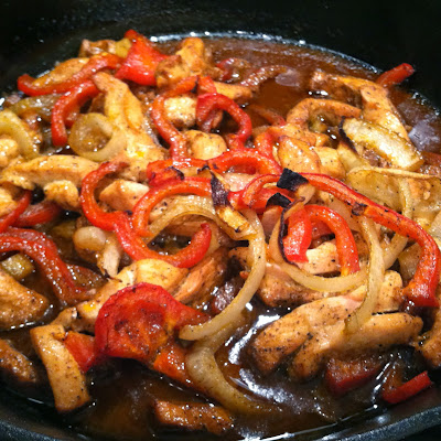 Big Green Egg "Baked" Chicken Fajitas | The Lowcountry Lady