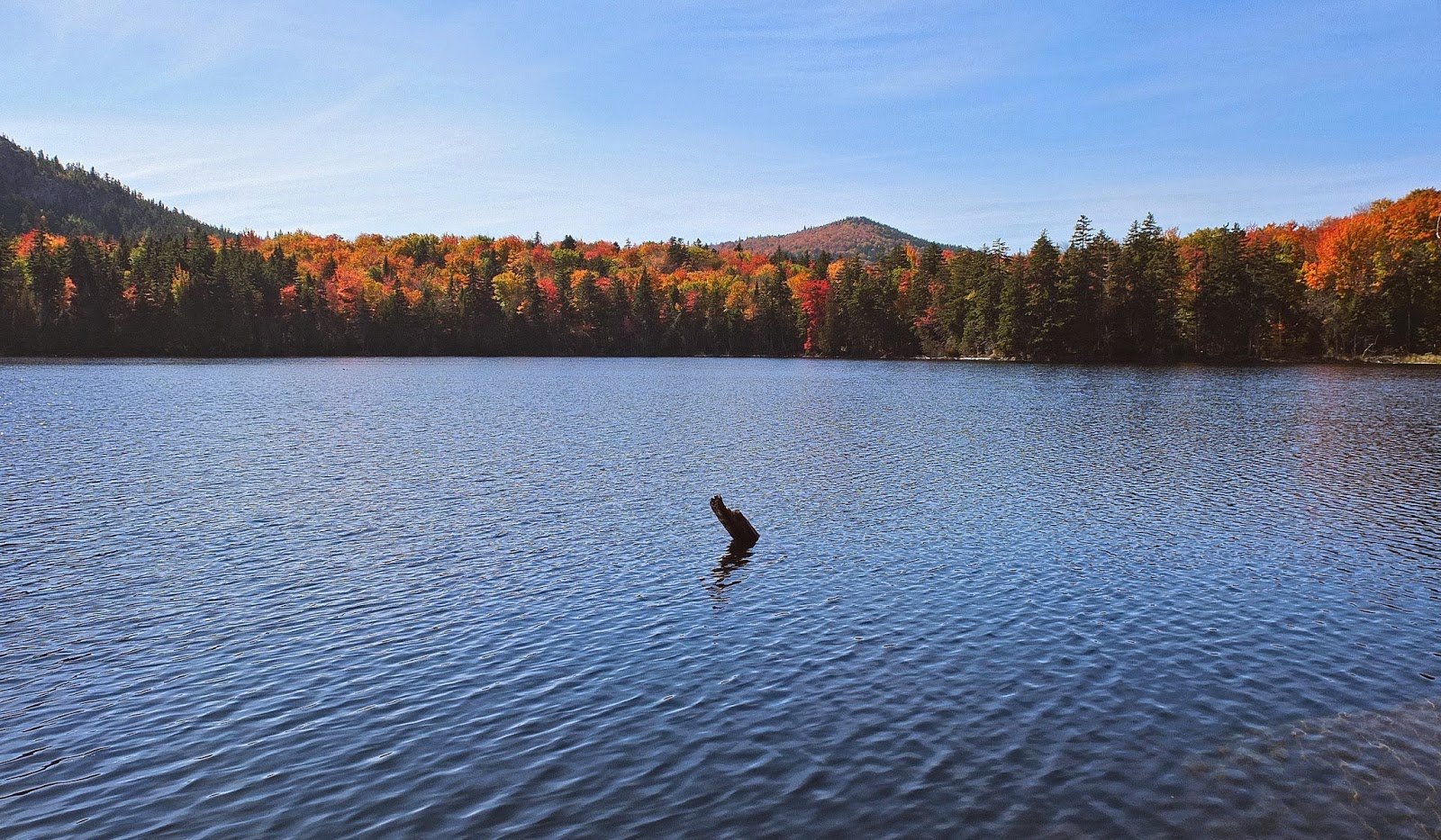 Hiking in Maine with Kelley 10/3/14 Moose Ponds