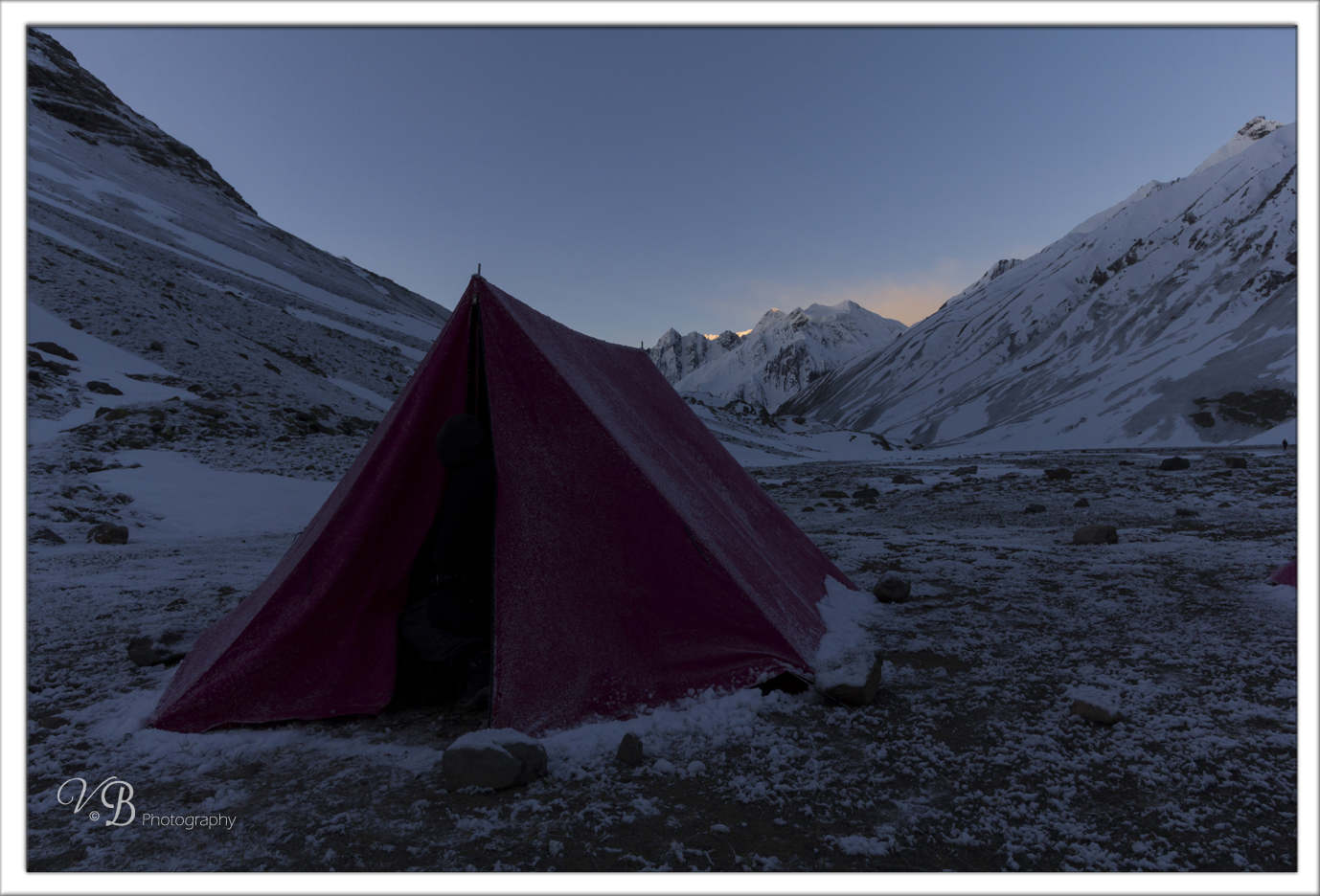 Camping at Nithal Thach , Lamkhaga pass trek