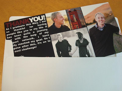 Custom Graduation Photo Card Card in envelope