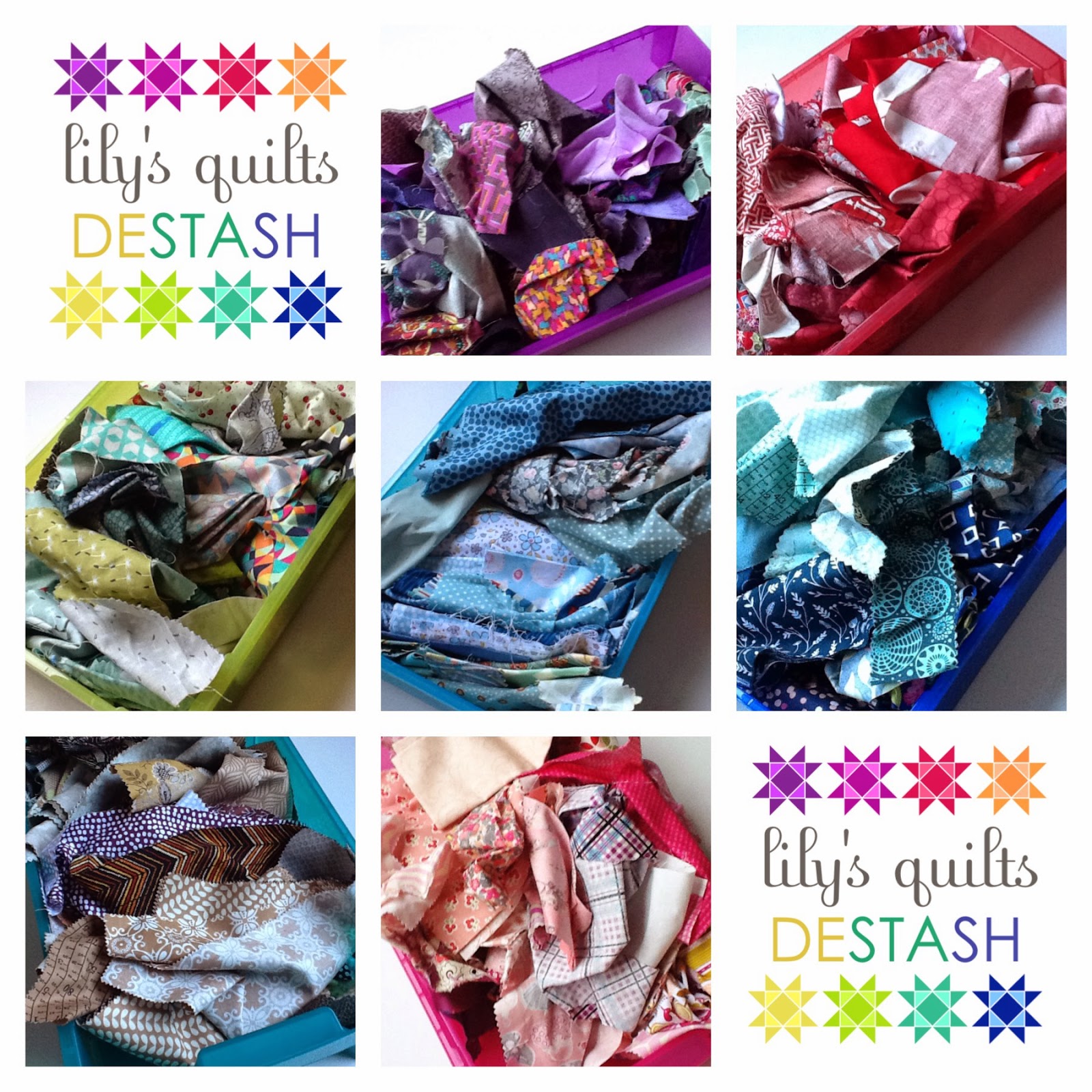 Selling quilts and scraps today