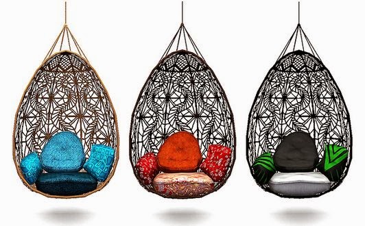 My Sims 3 Blog Wonderfully Woven Hanging Chair