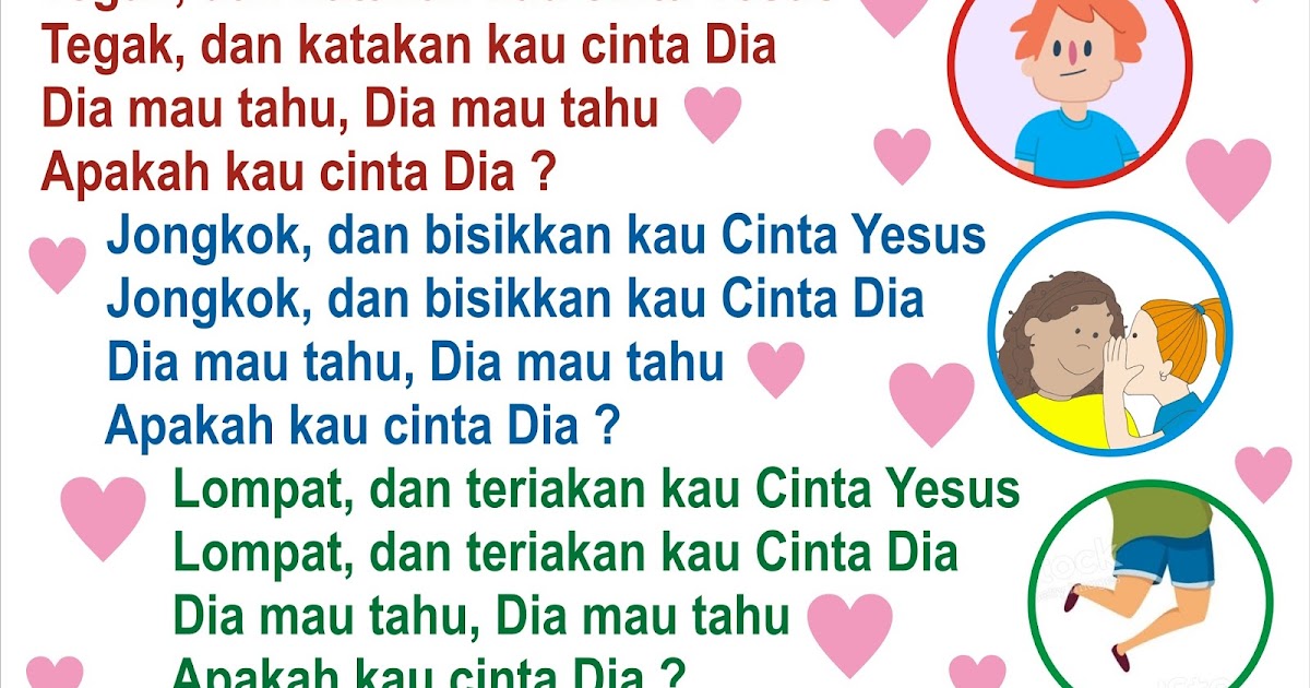 Lirik Lagu Pujian Rohani Kristen Sekolah Minggu Gereja Lirik Lagu Pujian Rohani Kristen Sekolah Minggu Gereja