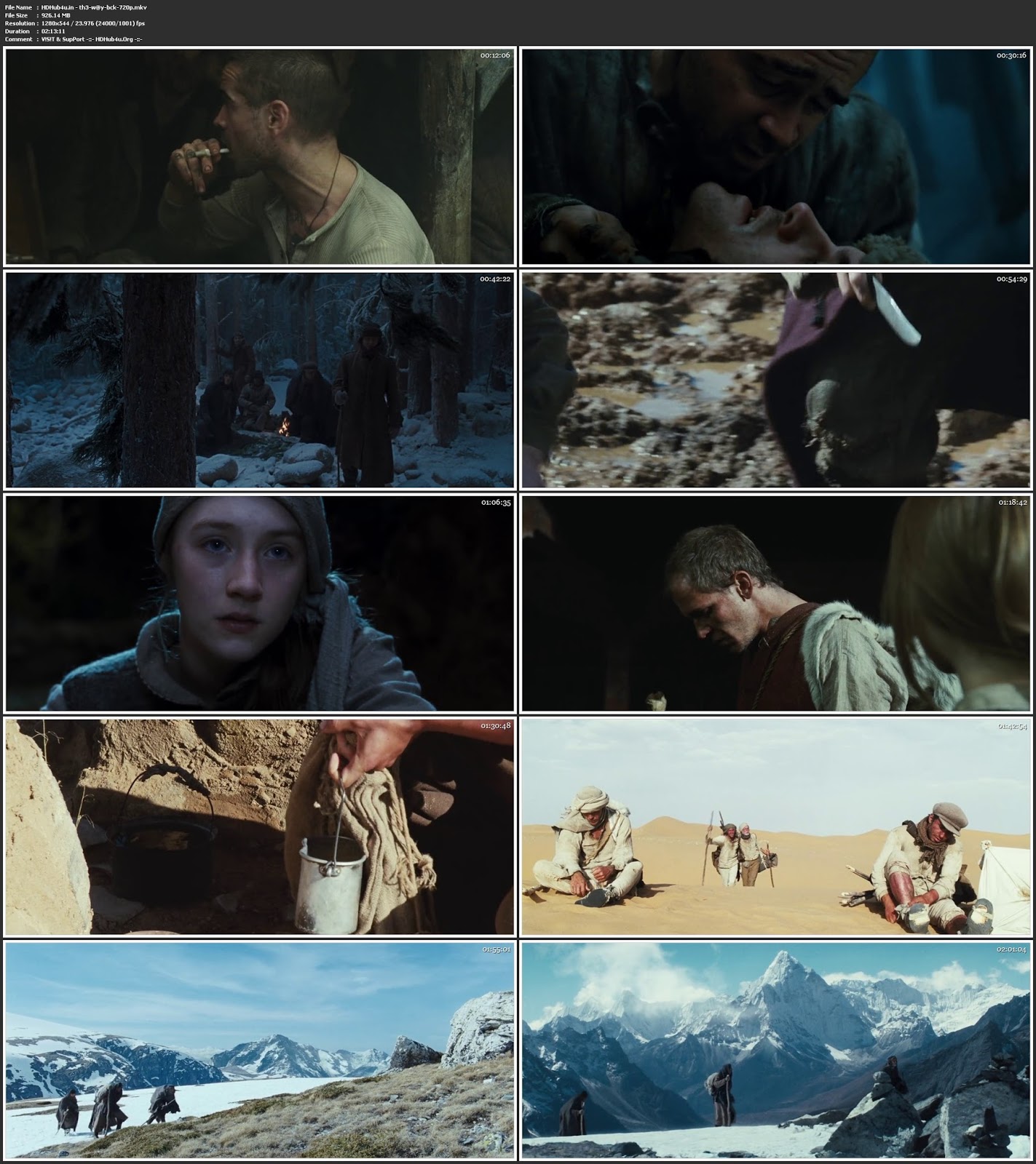 The Way Back 2010 Hindi Dual Audio 480p BluRay 400Mb Download