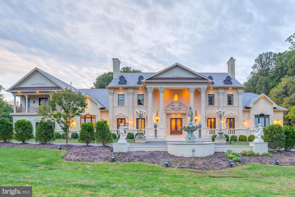 20,000 Square Foot Stone Mega Mansion In McLean, VA THE AMERICAN MANION