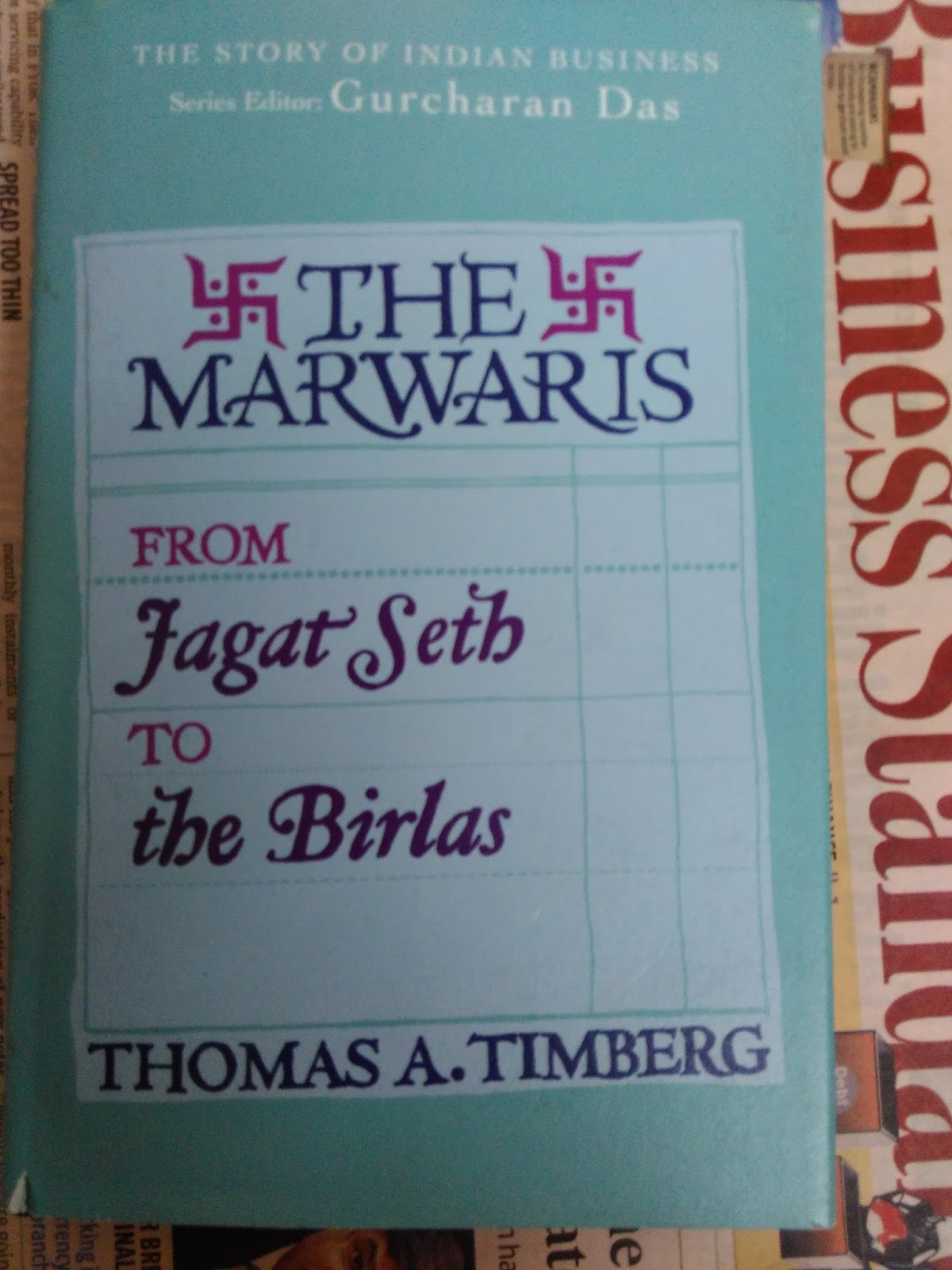 Random Step Book Review The Marwaris From Jagat Seth To