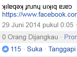 Cara Membuat Status Facebook Huruf Terbalik dan Huruf Arabic Cara Membuat Status Facebook Huruf Terbalik dan Huruf Arabic