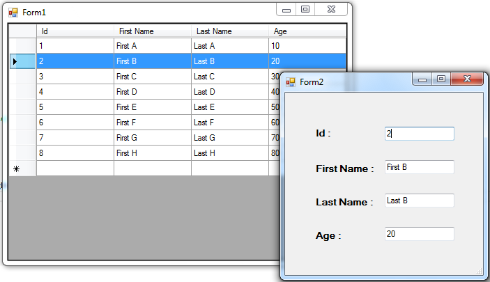 How To Update Textbox On Another Form C Contacts
