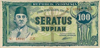 100 Rupiah 1945 (ORI I)