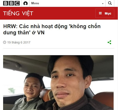 HUMAN RIGHTS WATCH TIẾP TỤC XUYÊN TẠC TRẮNG TRỢN VỀ NHÂN QUYỀN VIỆT NAM