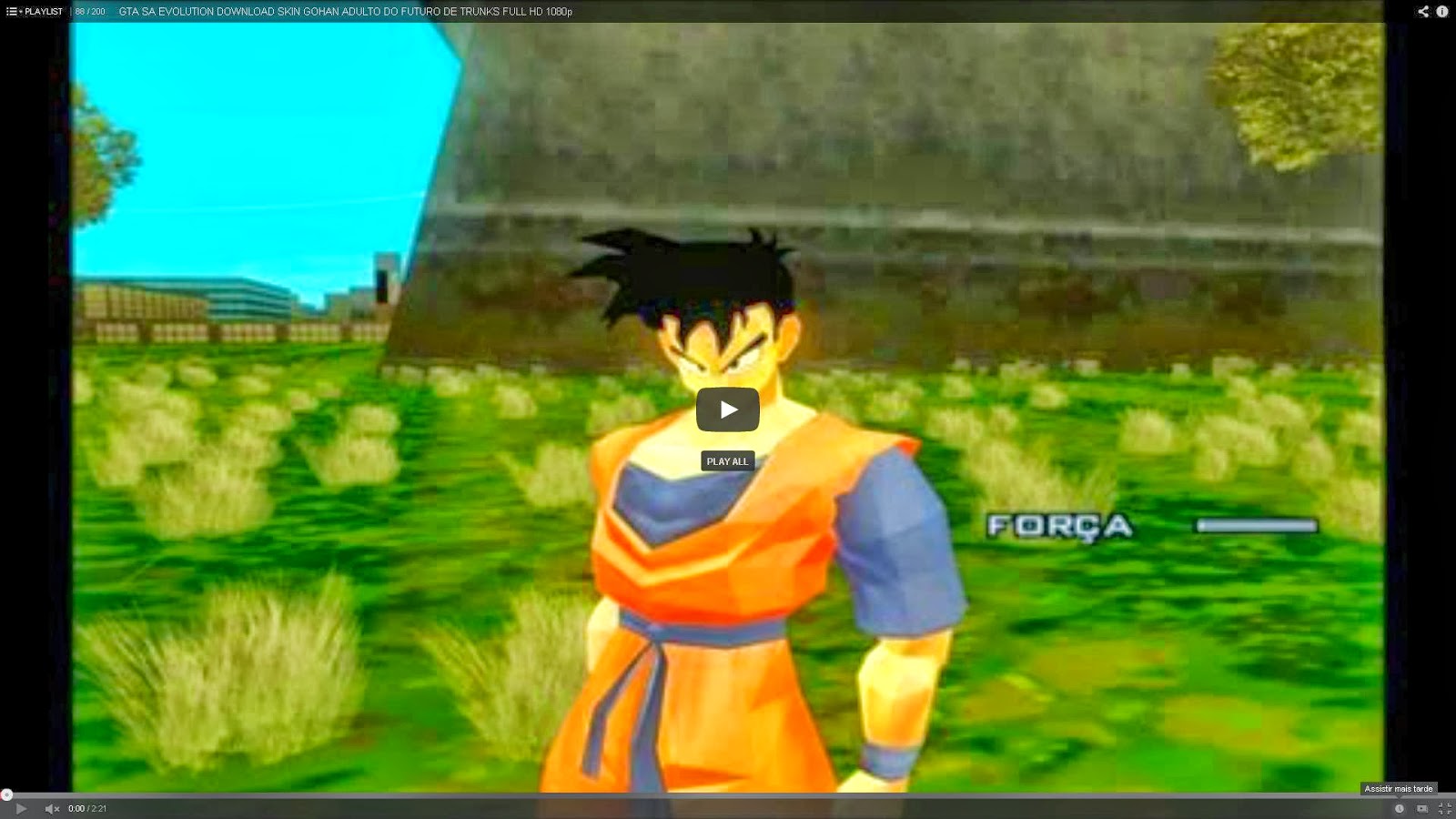 Skin Gohan Ssj4 From Dragon Ball Gta Sa