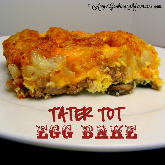 Tater Tot Egg Bake