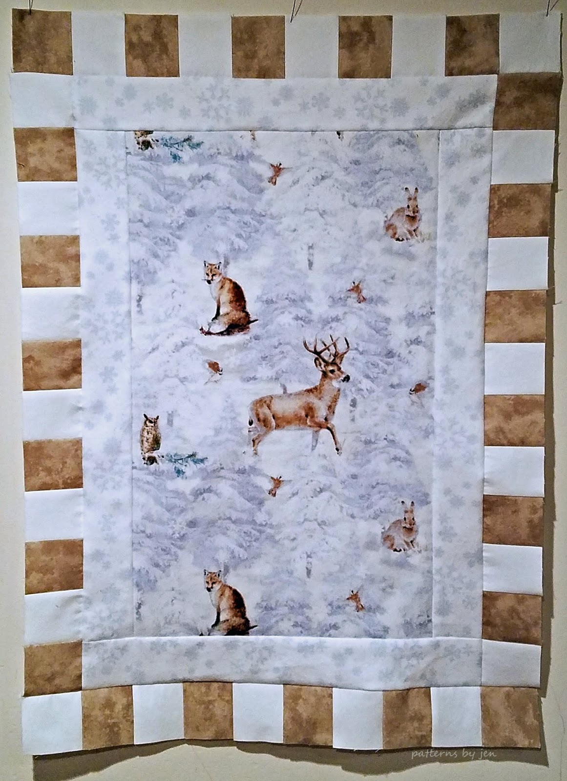 Patterns By Jen Border Quilt Quilt Along Checkerboard Border