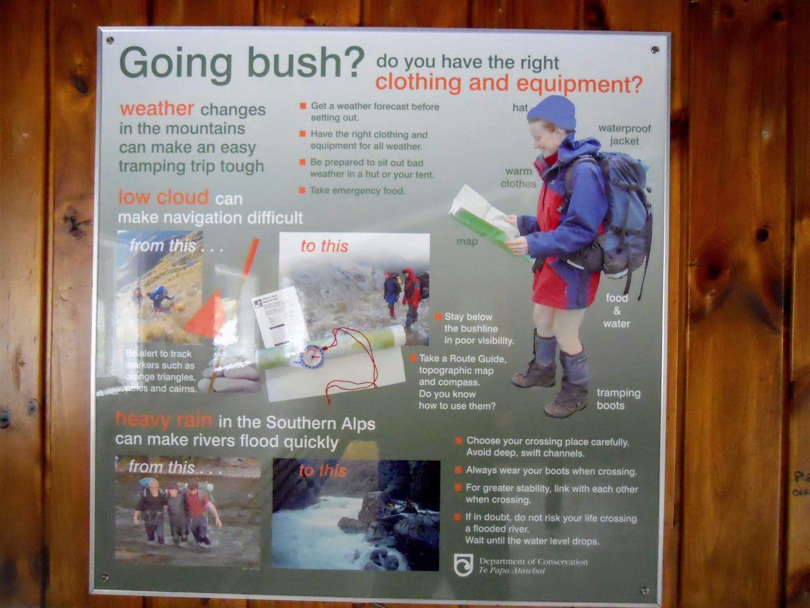 Tramping in the New Zealand backcountry NZ Bush Adventures What gear