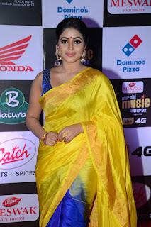 poorna at mirchi music awards poorna at mirchi music awards