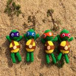 patron gratis tortugas ninja amigurumi | ninja turtle amigurumi free pattern