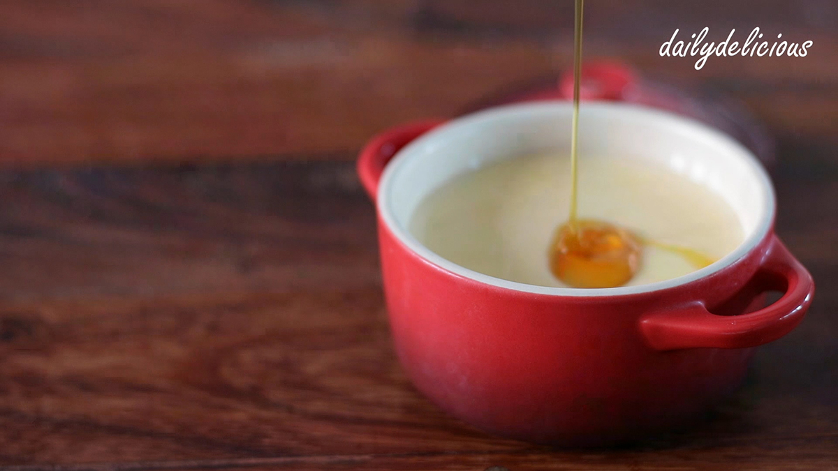 dailydelicious thai คาราเมลคัสตาร์ดแบบไม่ใช้เตาอบ No bake caramel custard
