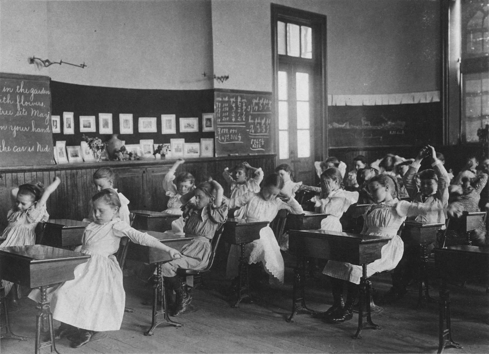 homework in the 1900s