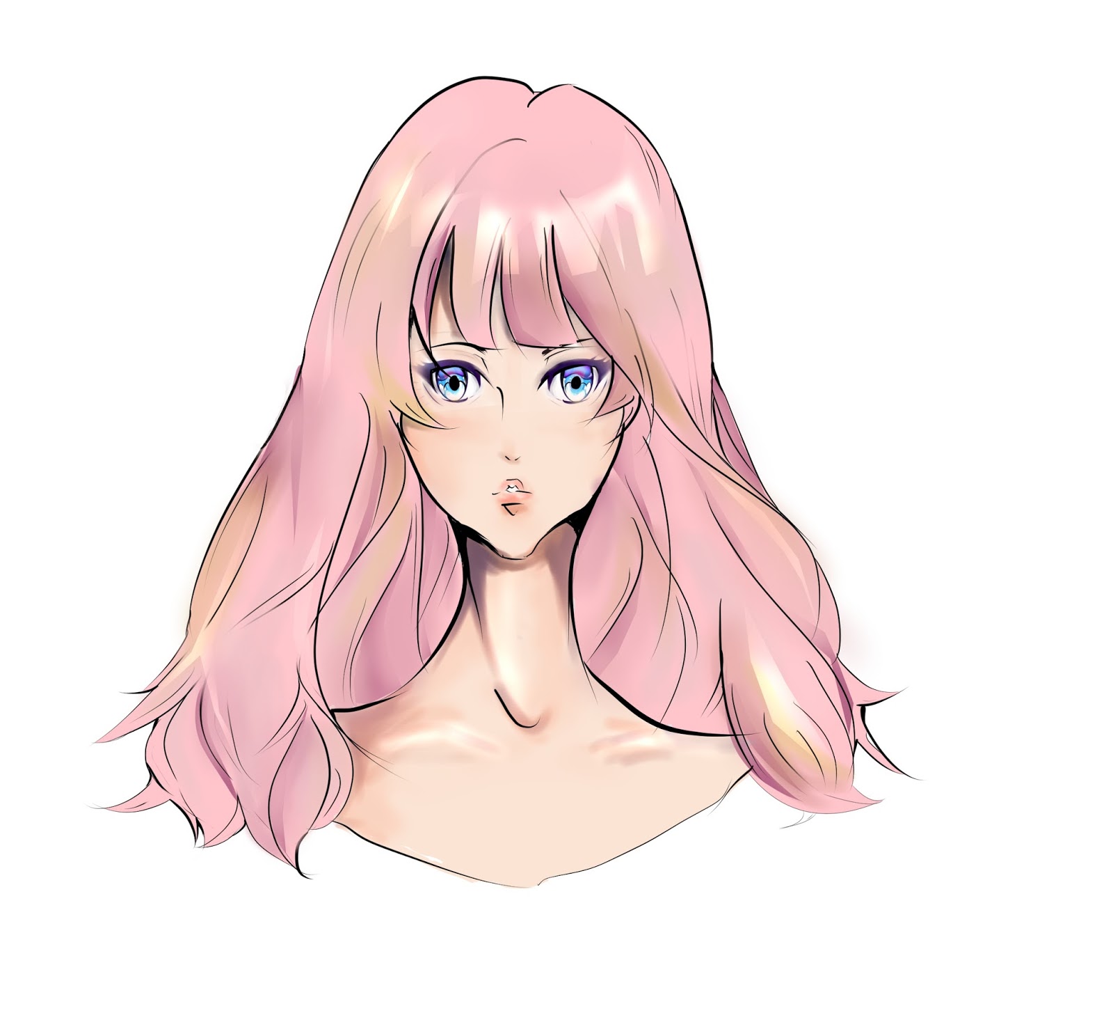 Cara Mewarnai Rambut Manga Untuk Pemula Mayagami