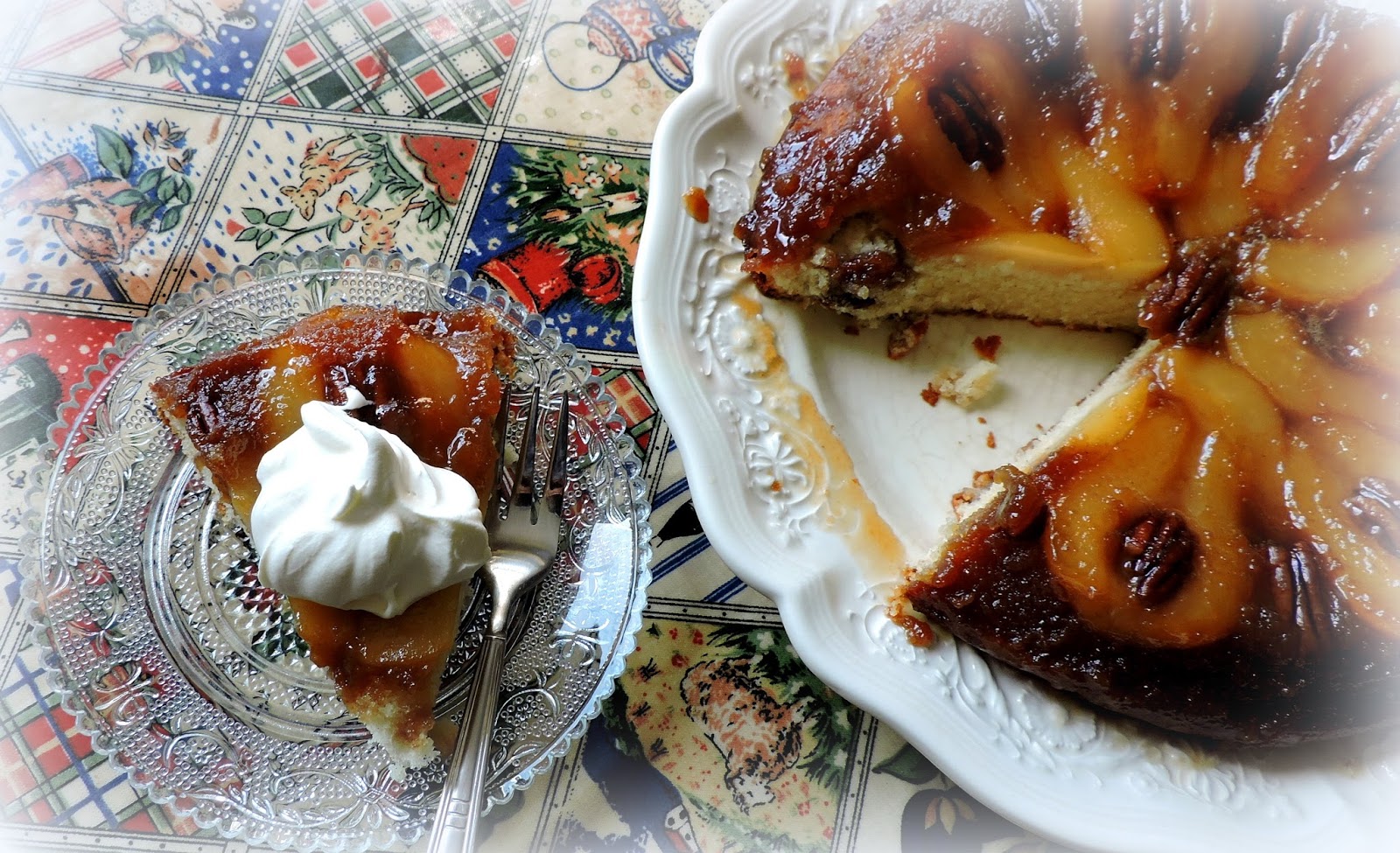 Pear & Maple Upsidedown Cake The English Kitchen