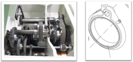 Swivelling plate and differential Swivelling plate and differential